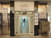 Bild: Eingang Ärztehaus Hamburger Str. 23